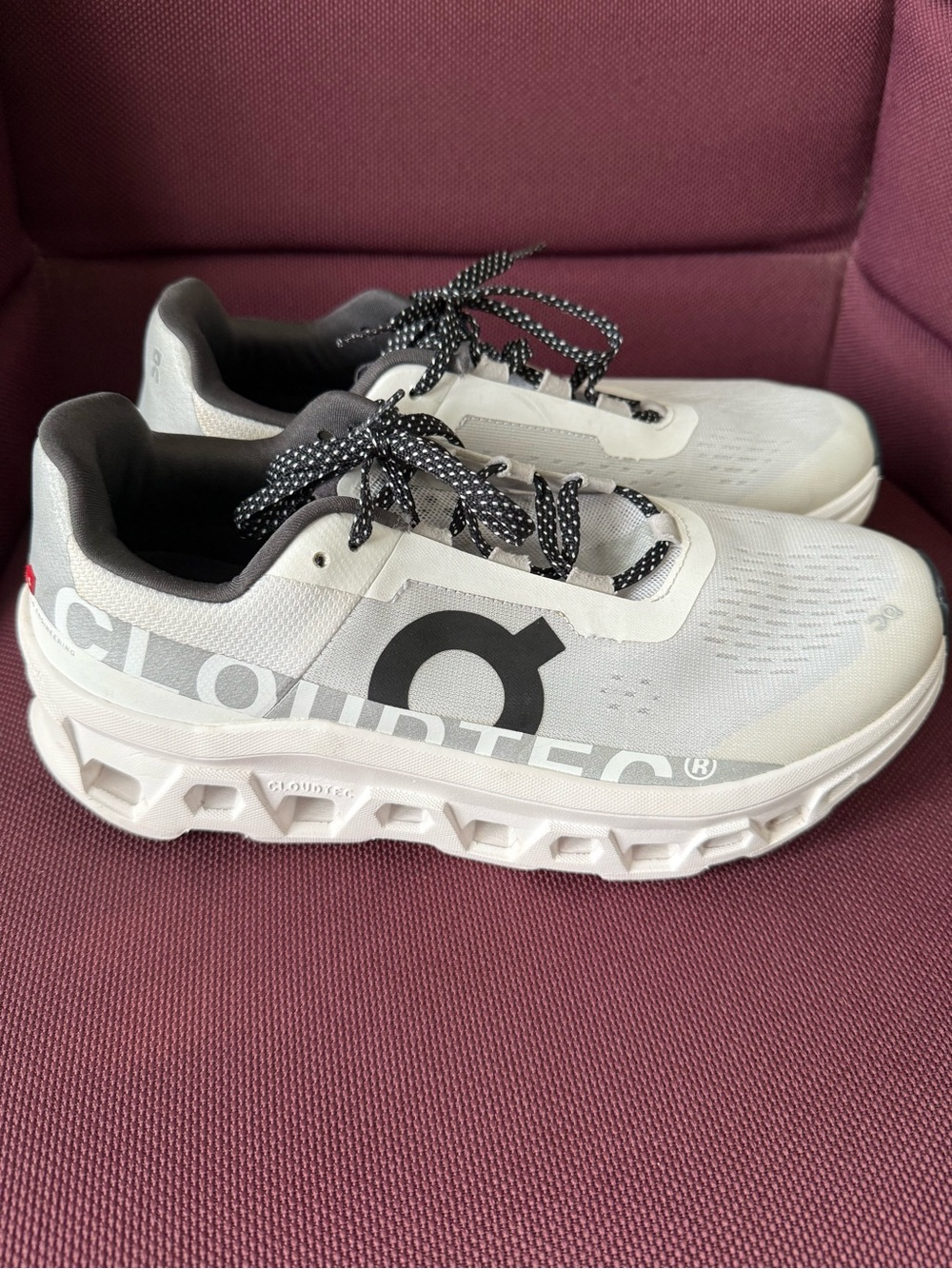 On Running Cloudtec White Athletic Sneakers